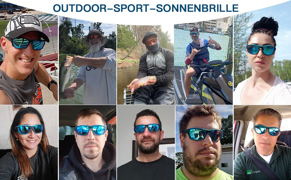 ⏰50% RABATT Noch 3 Tage⏰2025 Herren Outdoor-Sport-Sonnenbrille mit blendfreien, polarisierten Gläsern