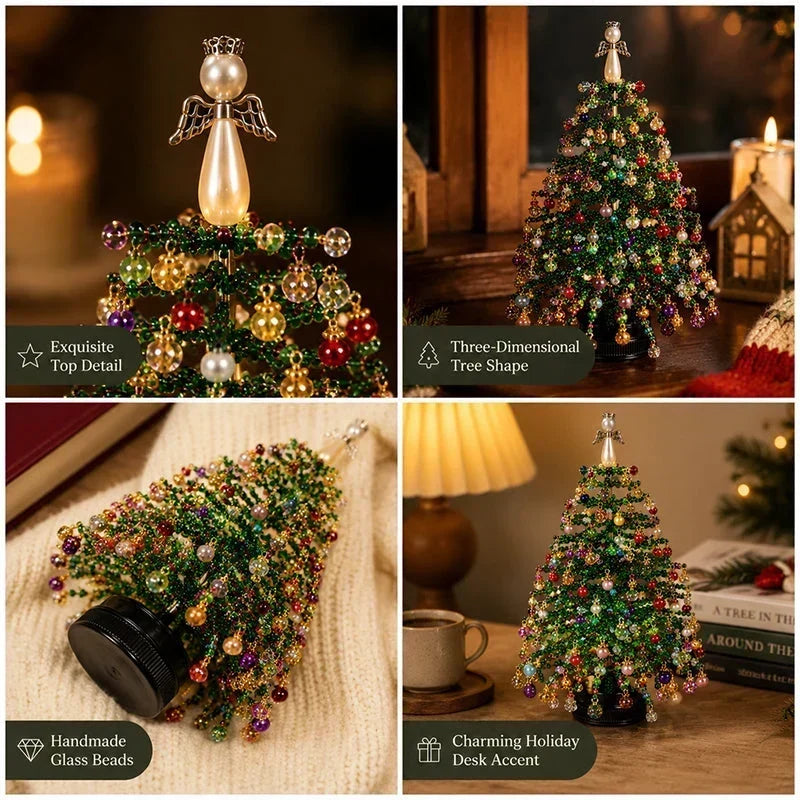 🎄✨ DIY-Set für den Weihnachtsbaum mit Perlen – 🎅 Gestalte deine eigene funkelnde Weihnachtsdekoration