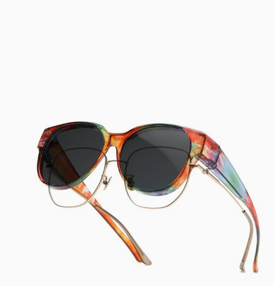 🕶️👓 55% KORTING! Brildragers opgelet: deze oversized zonnebril schuift over je eigen bril en je ziet eruit als een filmster – geen dure clip-on, geen geknipper met lenzen!