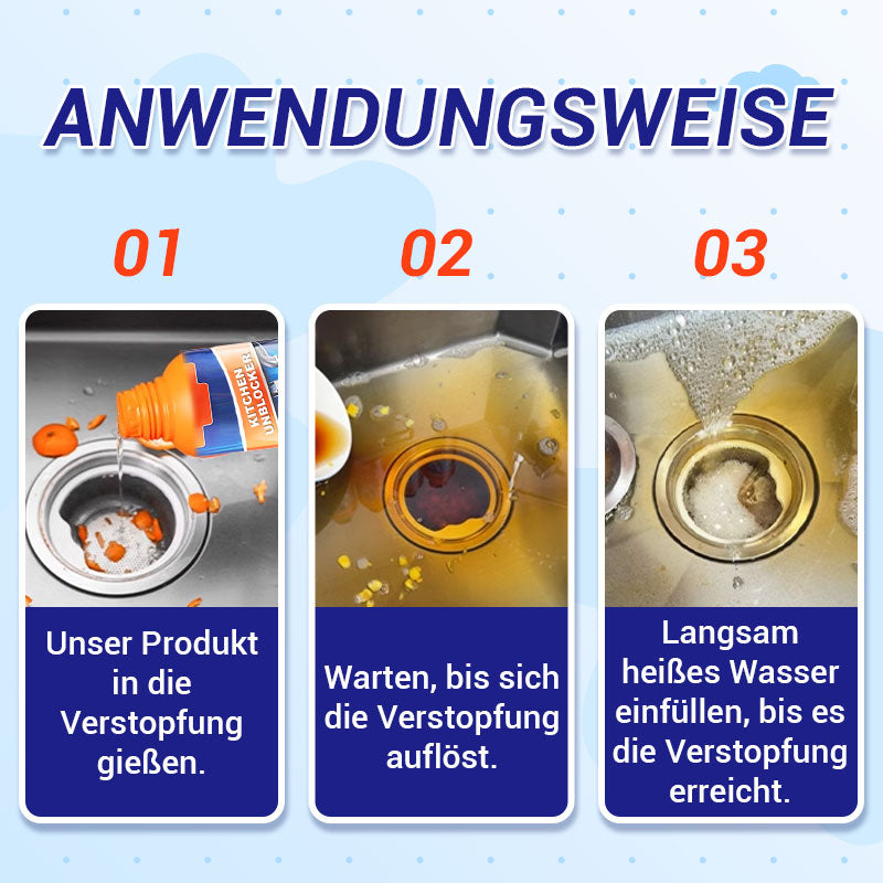Leistungsstarker Rohrreiniger
