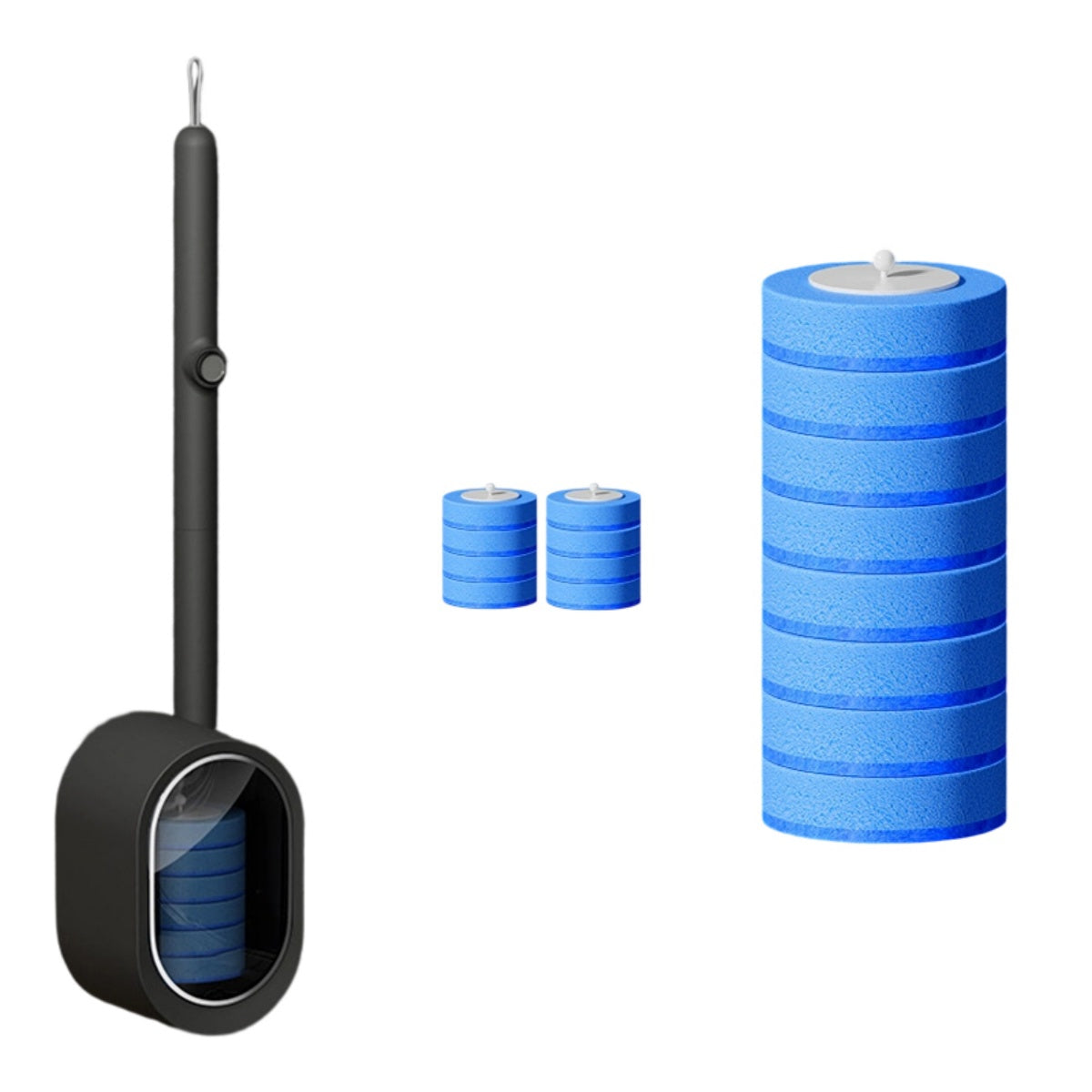 ⏳LAST DAY SALE ONLY £14.99!🏆SOPAMI™ Hygiene+ Disposable Toilet Brush System – 32 Refill Heads + Ergonomic Holder 🔄 | No-Touch, Under-Rim & Corner Cleaner | Leak-Proof, Odour-Free & RV-Friendly 🚽🇬🇧
