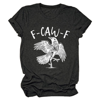 ✨Überraschungspreis: Nur €13,99✨Humorvolles T-Shirt mit Krähen-Grafik – Sagen Sie es mit einem "Caw"!