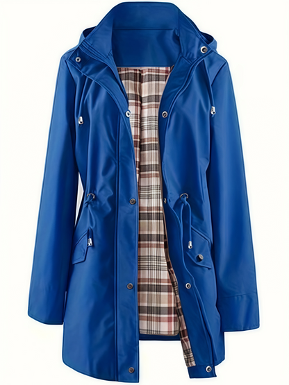 ❤️‍🔥Neu eingetroffen 50% Rabatt🥰 Einfarbige Freizeitjacken, wasserdichte und winddichte Mäntel, Windbreaker mit Kapuze