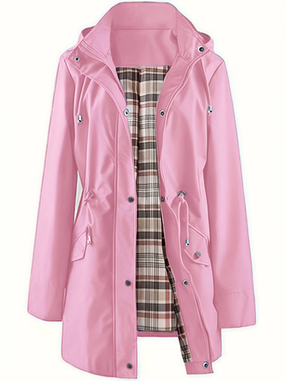 ❤️‍🔥Neu eingetroffen 50% Rabatt🥰 Einfarbige Freizeitjacken, wasserdichte und winddichte Mäntel, Windbreaker mit Kapuze