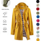 🔥2026 HEISS 50% Rabatt🧥Wasserdichte Damenjacke mit Kapuze, Reißverschluss und Kordelzug🍃