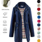🔥2026 HEISS 50% Rabatt🧥Wasserdichte Damenjacke mit Kapuze, Reißverschluss und Kordelzug🍃