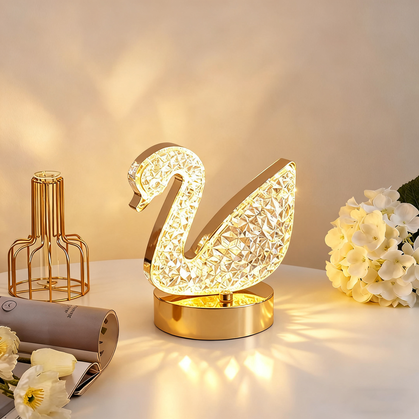 🎅Weihnachtsverkauf 50 % Rabatt!🎄Über 50.000 verkauft!🎁✨Wiederaufladbare Luxuriöse Kristall-LED-Nachtlampe