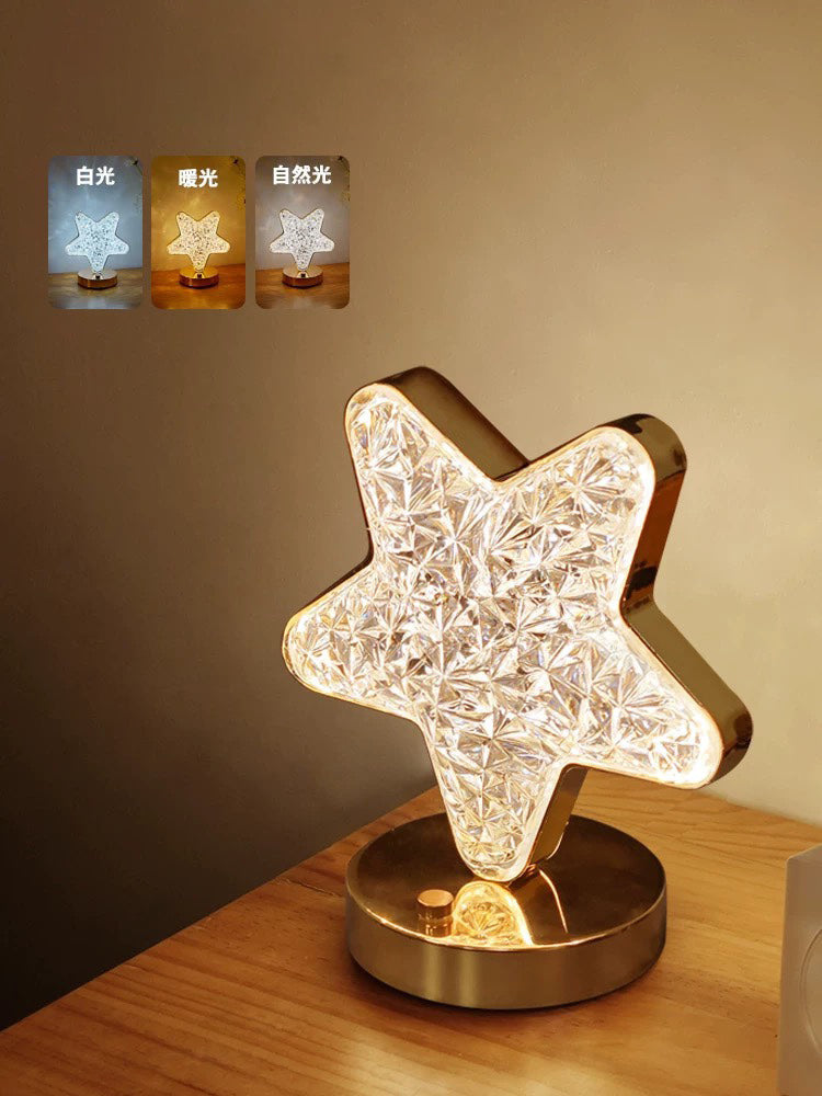 🎅Weihnachtsverkauf 50 % Rabatt!🎄Über 50.000 verkauft!🎁✨Wiederaufladbare Luxuriöse Kristall-LED-Nachtlampe