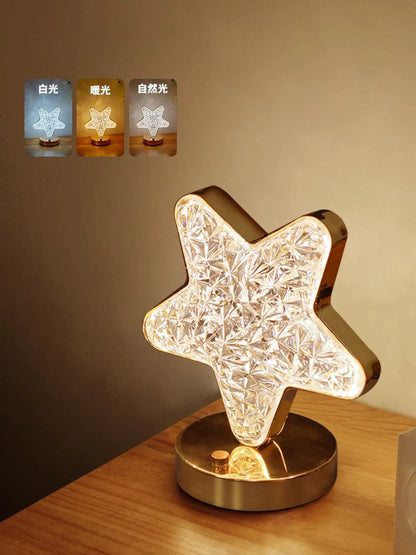 🎅Weihnachtsverkauf 50 % Rabatt!🎄Über 50.000 verkauft!🎁✨Wiederaufladbare Luxuriöse Kristall-LED-Nachtlampe