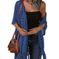 ⏰️Letzter Tag für kostenlosen Versand⌛️😍  Damen Oversize-Häkelcardigan mit Fransen – Leichter Boho-Kimono für Frühling & Sommer 🌸