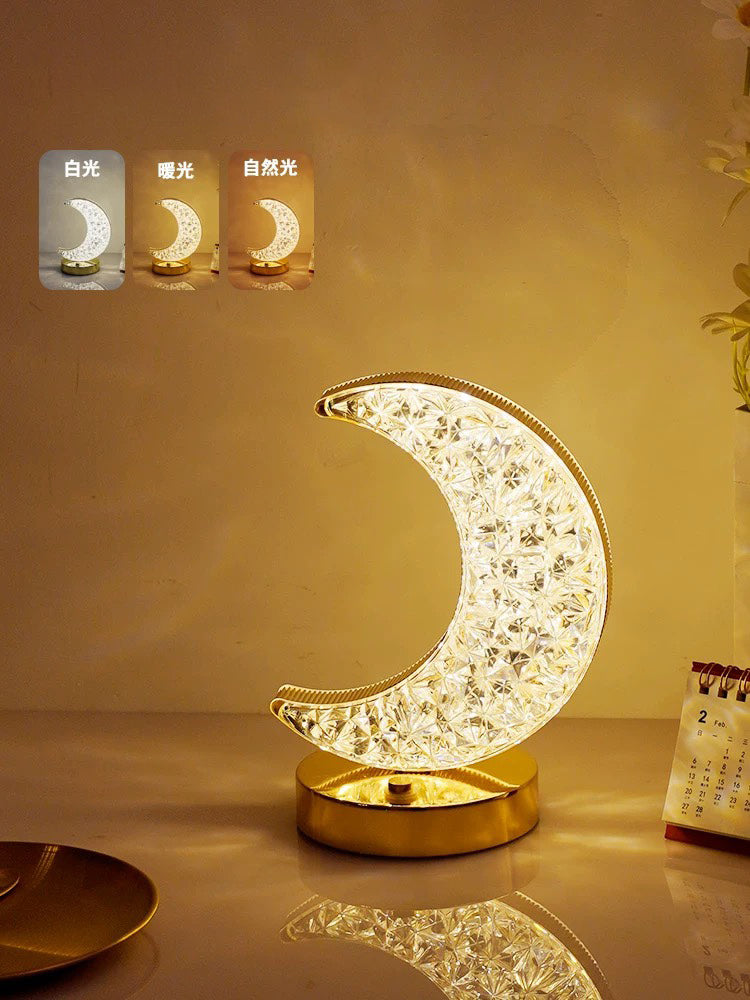 🎅Weihnachtsverkauf 50 % Rabatt!🎄Über 50.000 verkauft!🎁✨Wiederaufladbare Luxuriöse Kristall-LED-Nachtlampe