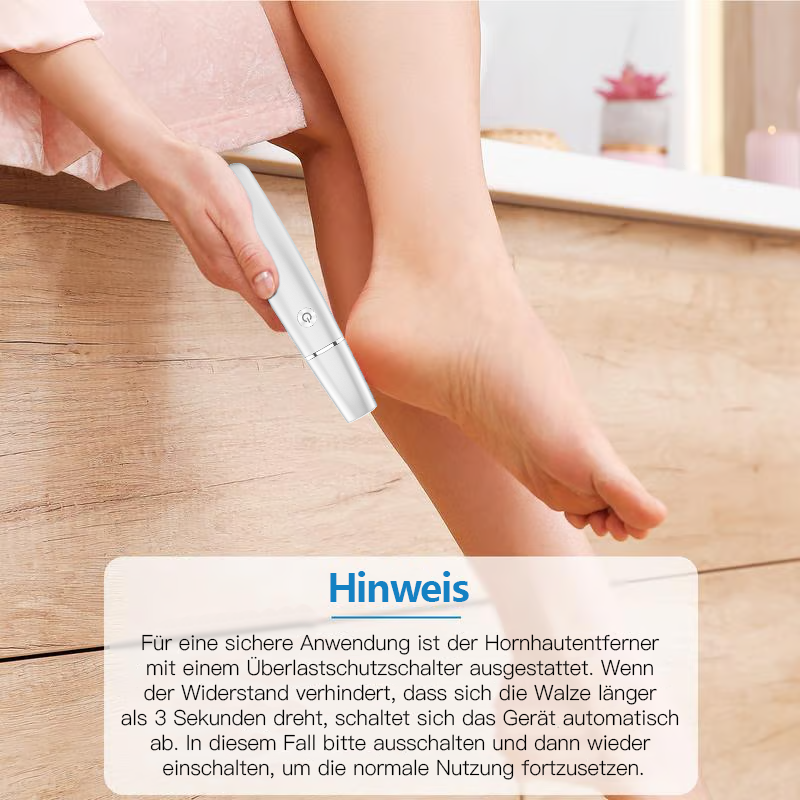 🏆Letzter Tag: Nur €12.99!!💥⚡50K+ verkauft!🔥Elektrischer Hornhautentferner🎁1*Ersatzkopf inklusive🎁