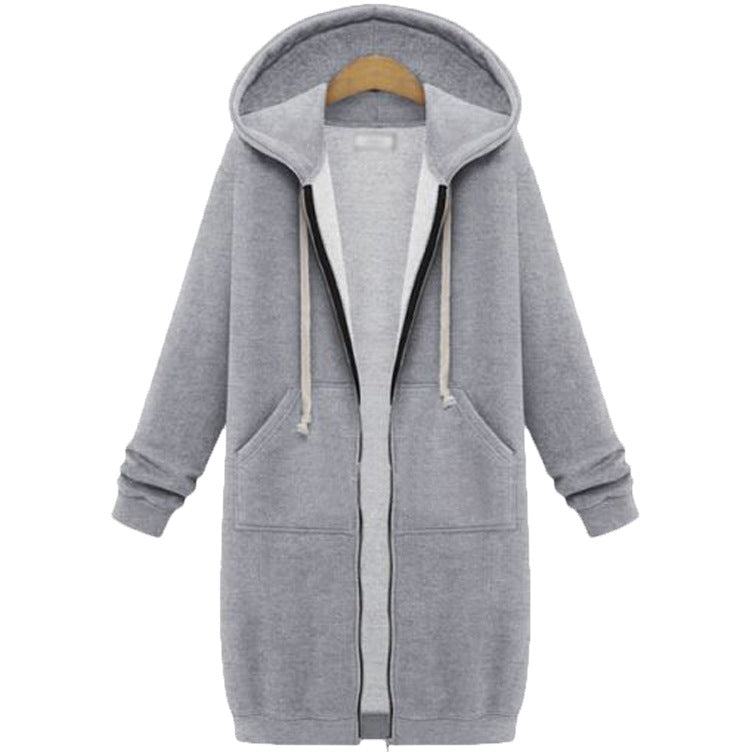 🥳 Diese Woche Sonderpreis €15,99!!🔥Damen Freizeit-Fleece-Hoodies mit Reißverschluss