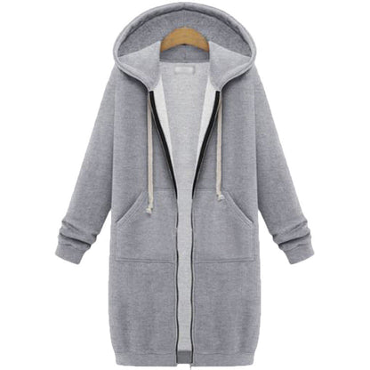 🥳 Diese Woche Sonderpreis €15,99!!🔥Damen Freizeit-Fleece-Hoodies mit Reißverschluss