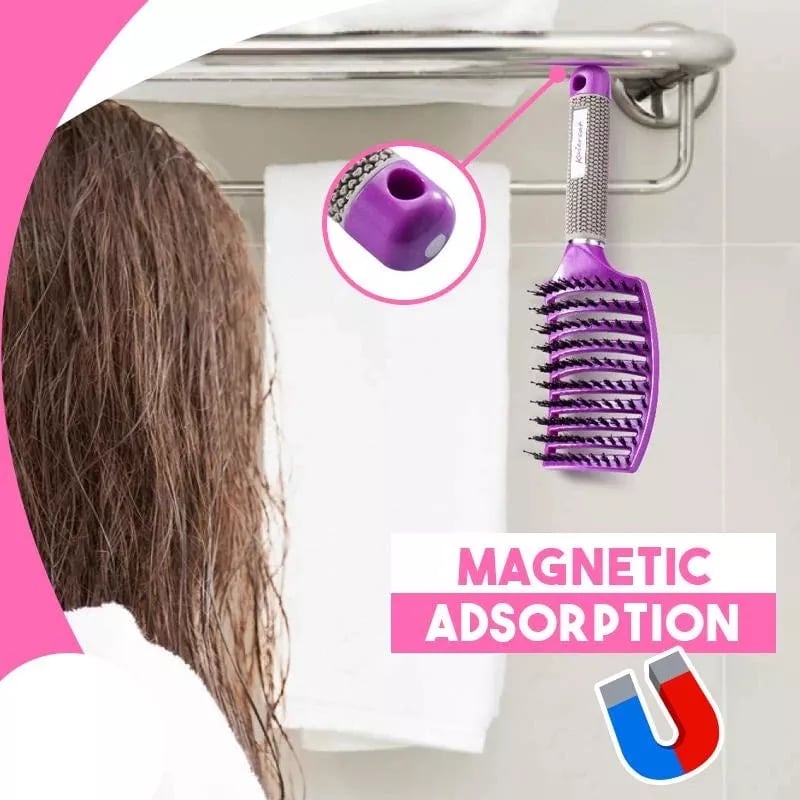 🎅Weihnachtsangebot 60% Rabatt - Detangler Borsten-Nylon-Haarbürste🎁Kaufen 3 Bezahlen 2