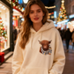 🎄🎅Weihnachtsverkauf 50% Rabatt!!🎁Niedlicher Hochlandrind Fleece-gefütterter Kapuzenpullover🦬