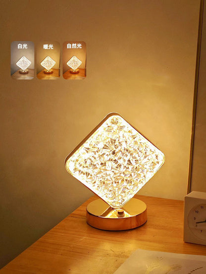 🎅Weihnachtsverkauf 50 % Rabatt!🎄Über 50.000 verkauft!🎁✨Wiederaufladbare Luxuriöse Kristall-LED-Nachtlampe