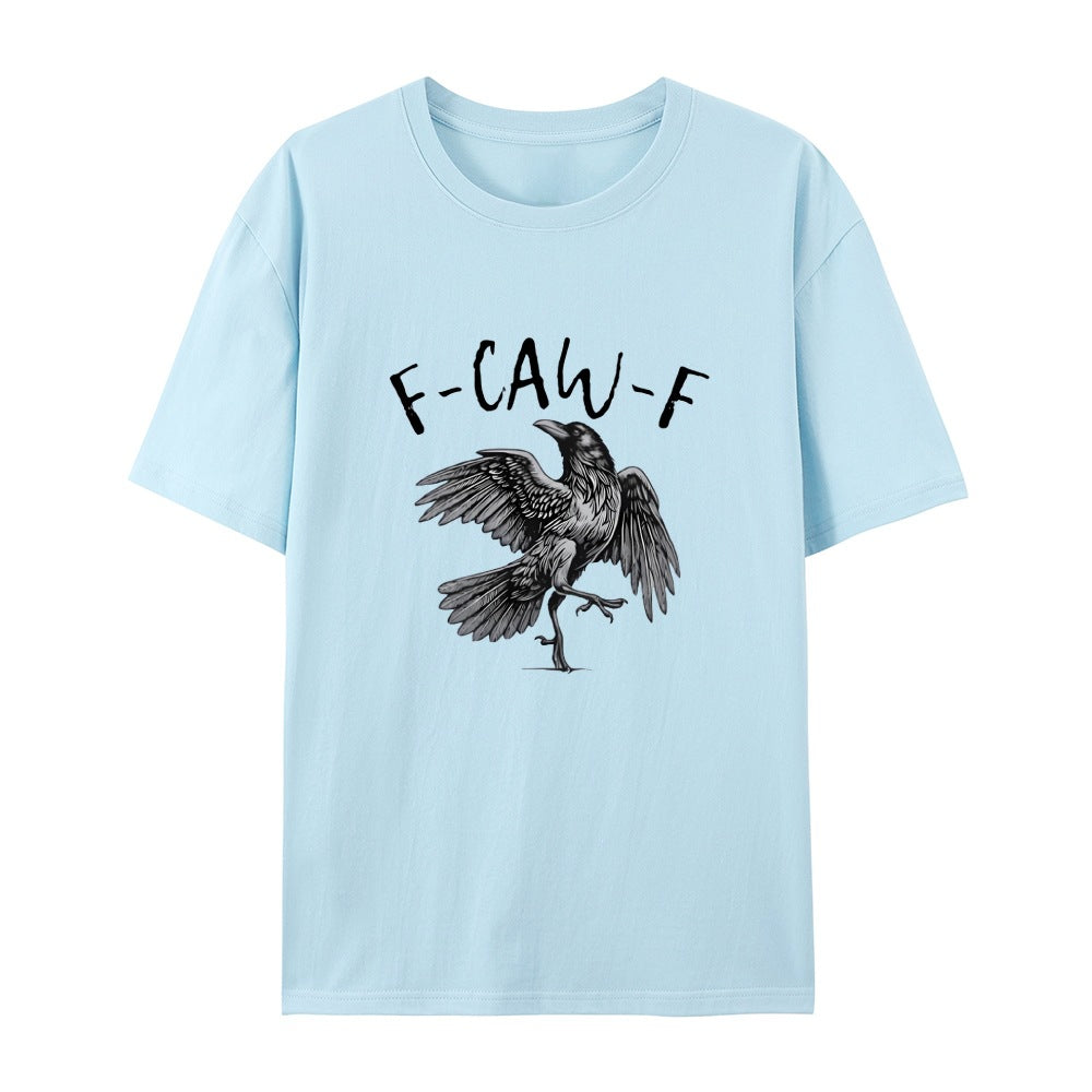 ✨Überraschungspreis: Nur €13,99✨Humorvolles T-Shirt mit Krähen-Grafik – Sagen Sie es mit einem "Caw"!