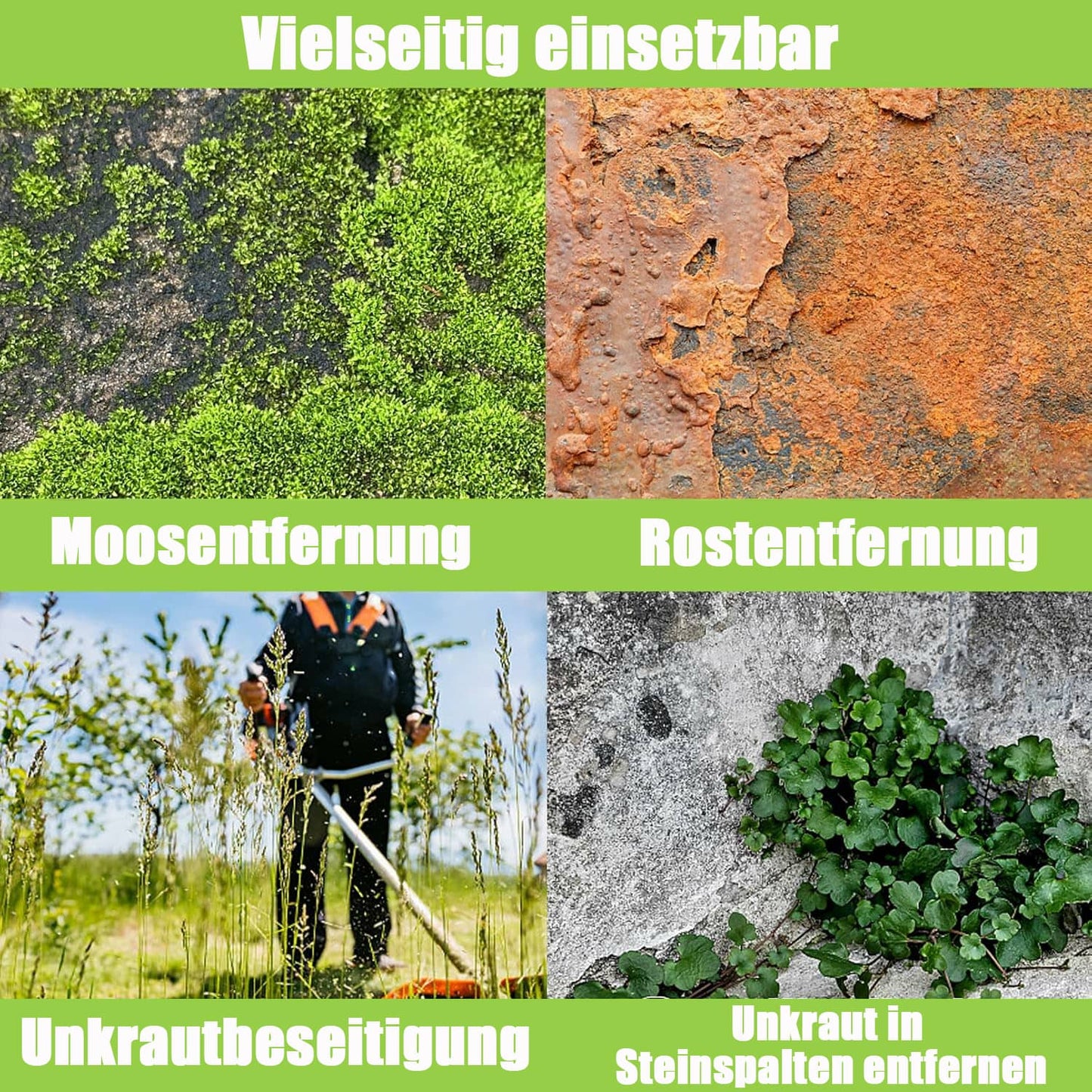 👨‍🌾Ersatzkopf für Fadentrimmer💪 – auch bei Kontakt mit Beton/Felsen/harten Blöcken unbeschädigt, lange Lebensdauer garantiert🌿
