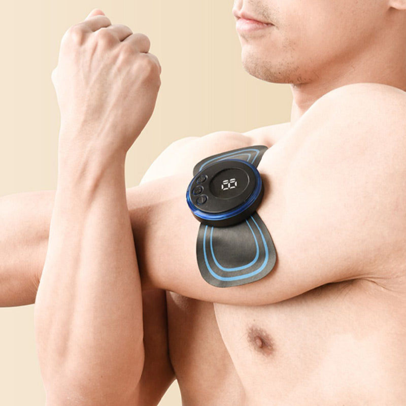 🔥Weihnachtsangebot - Kaufen 1 bekommen 1 gratis🎁Tragbarer Massager mit 8 Modi und LCD-Bildschirm