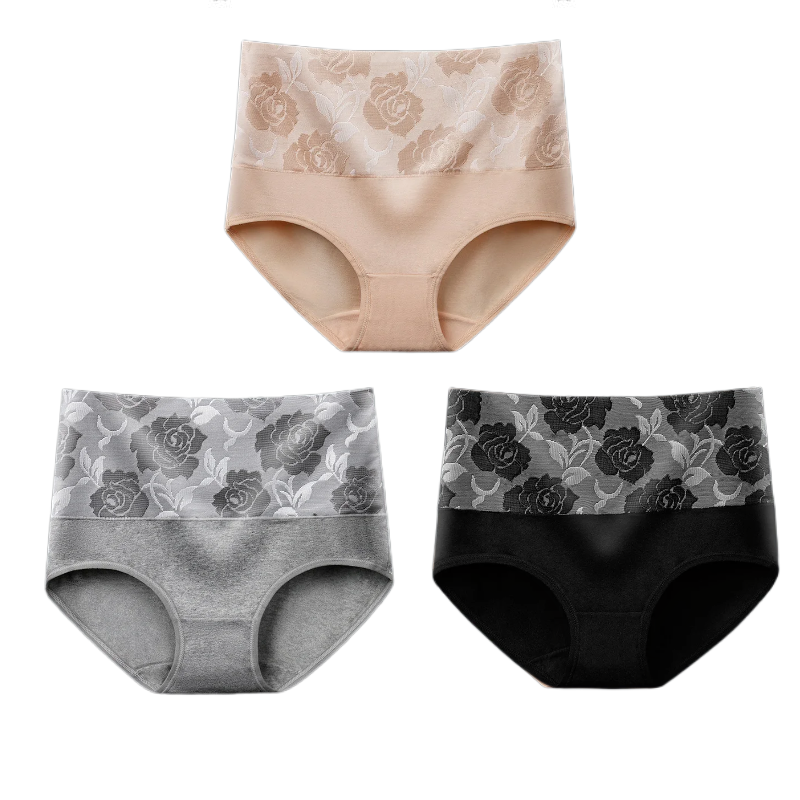 ✨Kaufen 1 bekommen 3🔥Nahtlose Höschen mit hoher Taille und antibakterieller Bauchkontrolle