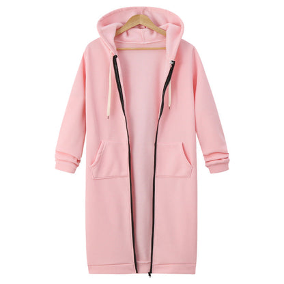 🥳 Diese Woche Sonderpreis €15,99!!🔥Damen Freizeit-Fleece-Hoodies mit Reißverschluss