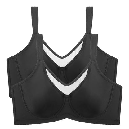🎁 LETZTER TAG DER AKTION – 49% RABATT 💐 Eleganter Damen-BH mit Netzbesatz, voller Deckung, auch für größere Größen