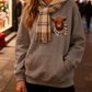 🎄🎅Weihnachtsverkauf 50% Rabatt!!🎁Niedlicher Hochlandrind Fleece-gefütterter Kapuzenpullover🦬