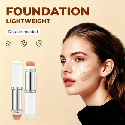 🎁 Letzter Tag – Kaufe 1 bekomme 1 gratis🎁Cover Cream Stick V mit abnehmbarem Pinsel – koreanischer, farbwechselnder Foundation-Stick mit Kollagenkapseln(13 g)