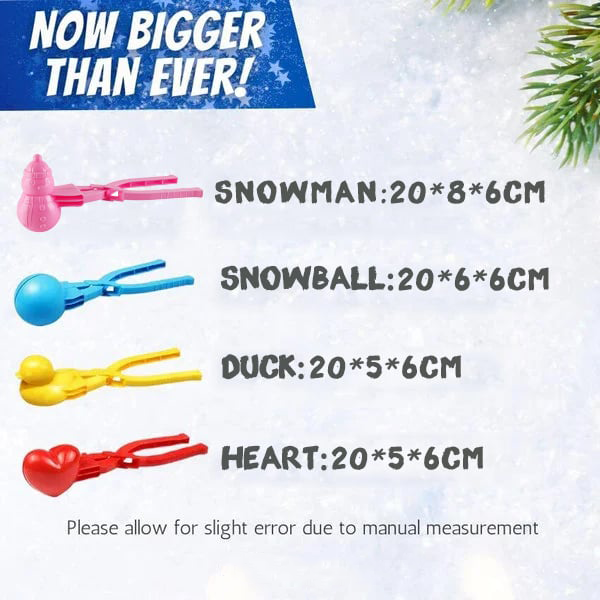💥Neujahrsangebot 50% Rabatt🎁Unendlicher Spaß Schneeball-Set