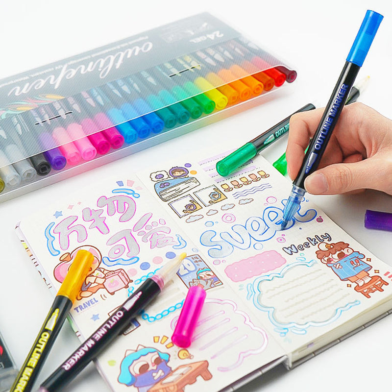 🎅Weihnachtsverkauf 49% Rabatt🎉Farbige Lightstick Graffiti Textmarker-Stifte✨