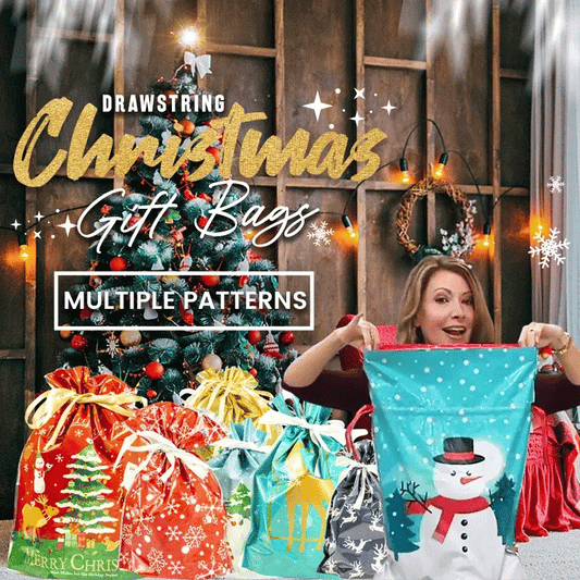 🏆50K+ verkauft! 🔥Weihnachtsaktion: 49% Rabatt🎅Zuziehbare Weihnachtsgeschenkbeutel (biologisch abbaubar) 🎁