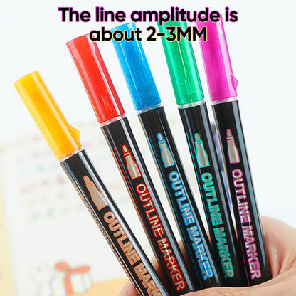 🎅Weihnachtsverkauf 49% Rabatt🎉Farbige Lightstick Graffiti Textmarker-Stifte✨
