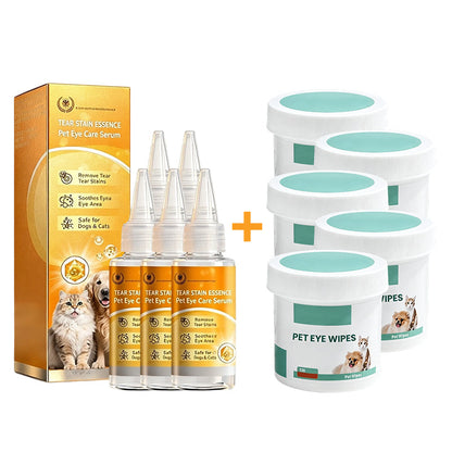 🐕2 KAUFEN, 1 GRATIS DAZU + 50 % RABATT! 🐱Sanfte Tropfen zur Entfernung von Augenflecken bei Haustieren