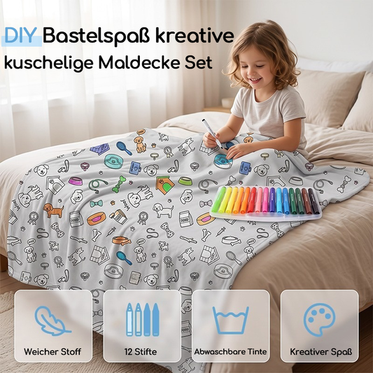 🔥 Letzter Tag Sale 50% Rabatt!! 🎨✨Kreatives kuscheliges Maldecken-Set
