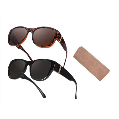 🕶️👓 55% KORTING! Brildragers opgelet: deze oversized zonnebril schuift over je eigen bril en je ziet eruit als een filmster – geen dure clip-on, geen geknipper met lenzen!
