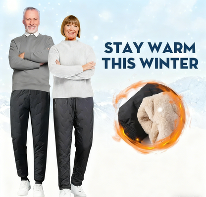 ⏳LAST DAY SALE 50% OFF!! ✨Unisex Super Cozy & Warm Fleece-Lined Waterproof Pants🔥