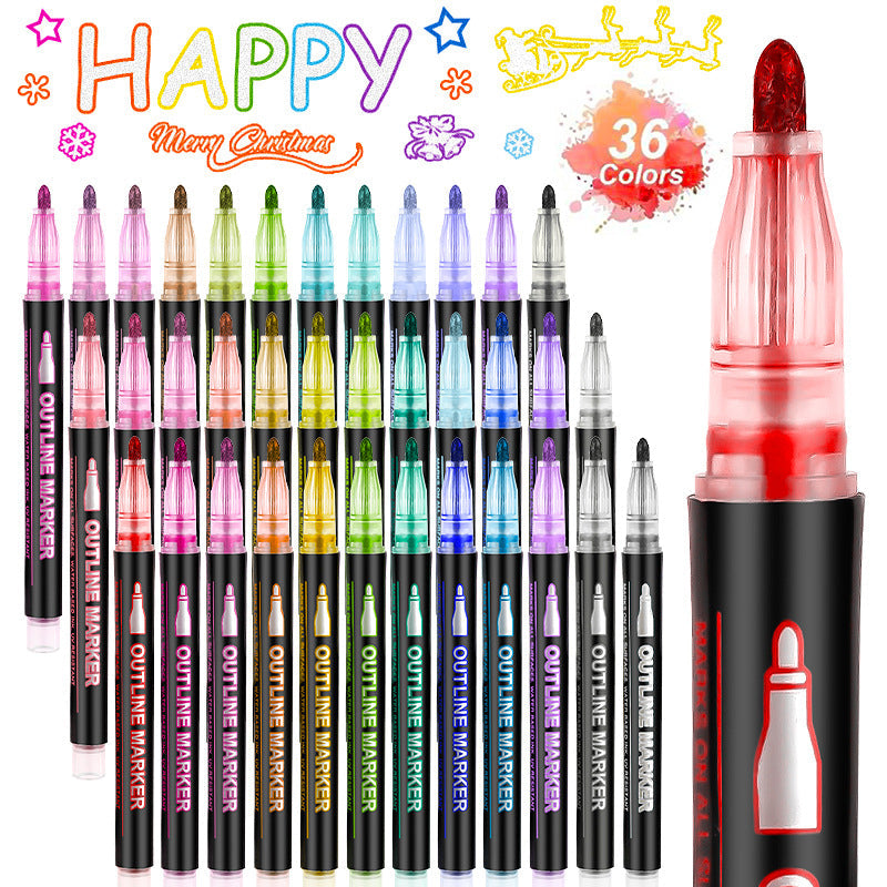 🎅Weihnachtsverkauf 49% Rabatt🎉Farbige Lightstick Graffiti Textmarker-Stifte✨