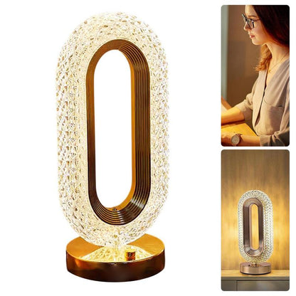 🎅Weihnachtsverkauf 50 % Rabatt!🎄Über 50.000 verkauft!🎁✨Wiederaufladbare Luxuriöse Kristall-LED-Nachtlampe