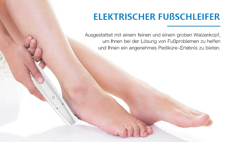 🏆Letzter Tag: Nur €12.99!!💥⚡50K+ verkauft!🔥Elektrischer Hornhautentferner🎁1*Ersatzkopf inklusive🎁