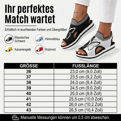 ⏰ 50 % RABATT – Nur für kurze Zeit 👡 Damen Plateau-Sandalen mit Offener Zehenpartie ☀️ Bequem, Luftig & Ideal für Alltag, Urlaub und Strand