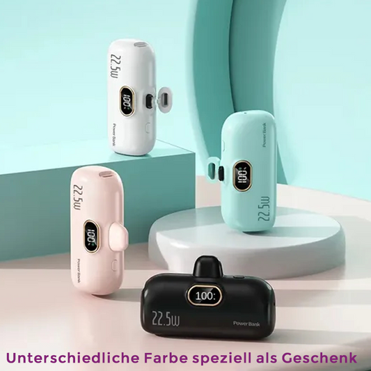⏰Limitiertes Angebot: nur €13.99! 🔥5000-mAh-Mini-Powerbank – ultrakompakt und universell kompatibel 🔋📱