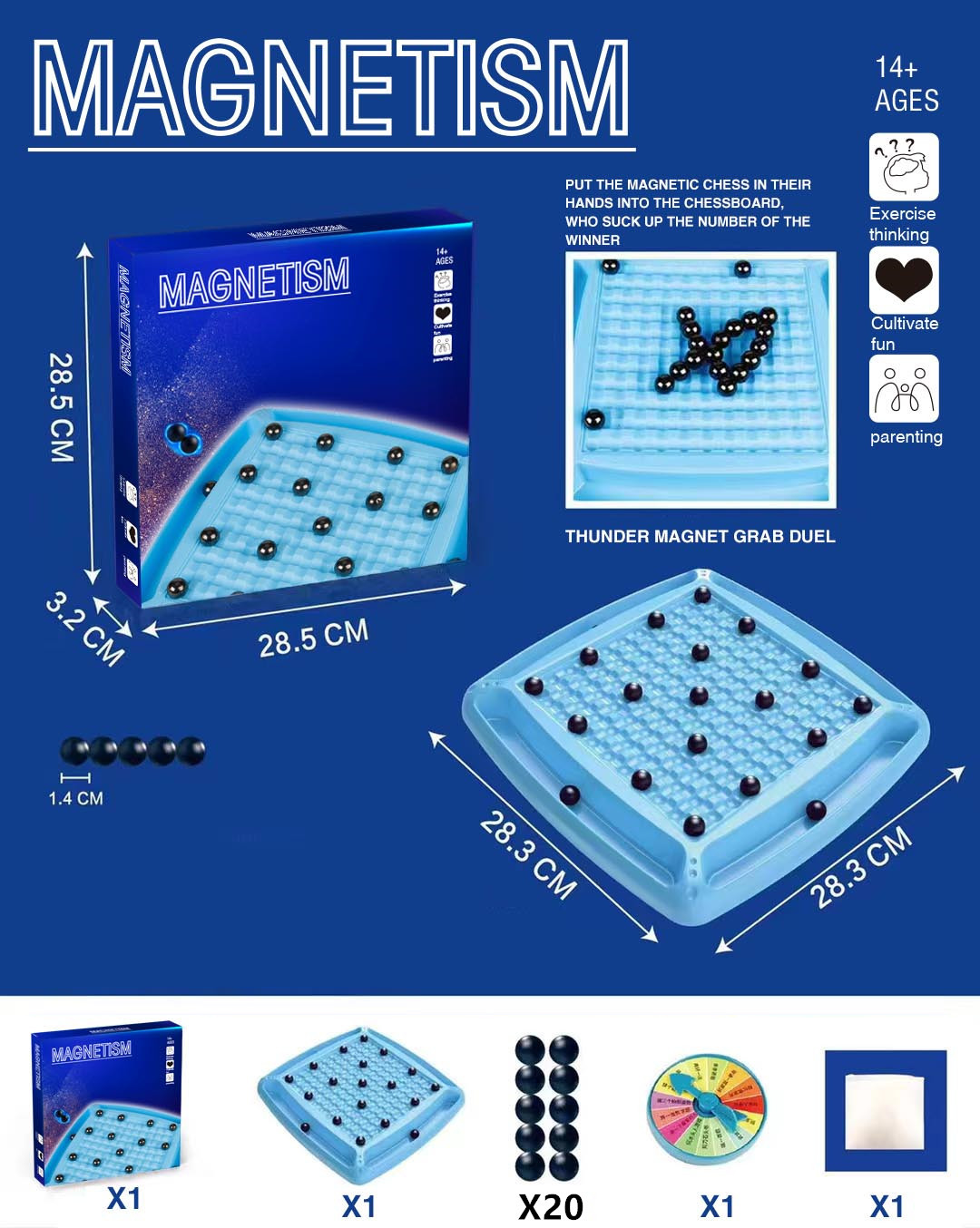 🎄Weihnachtsverkauf🔥Magnetisches Schachspiel - Brettspielversion