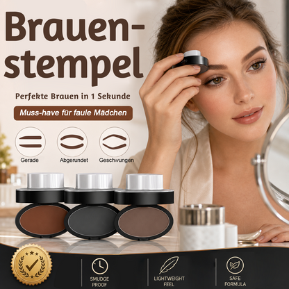 ✨Kaufe 1 bekomme 1 gratis – NUR €12,99!🖌️50K+ verkauft!!🖤Augenbrauen-Stempel-Puder-Set mit Applikatorpinsel
