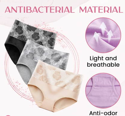 ✨Kaufen 1 bekommen 3🔥Nahtlose Höschen mit hoher Taille und antibakterieller Bauchkontrolle