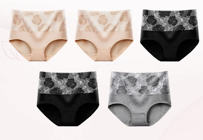 ✨Kaufen 1 bekommen 3🔥Nahtlose Höschen mit hoher Taille und antibakterieller Bauchkontrolle