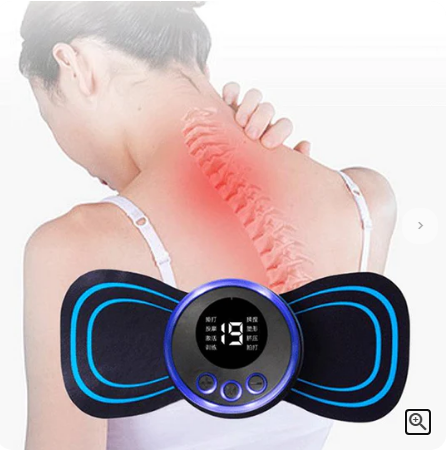 🔥Weihnachtsangebot - Kaufen 1 bekommen 1 gratis🎁Tragbarer Massager mit 8 Modi und LCD-Bildschirm