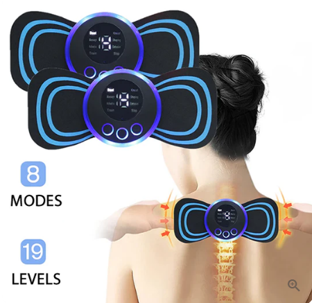 🔥Weihnachtsangebot - Kaufen 1 bekommen 1 gratis🎁Tragbarer Massager mit 8 Modi und LCD-Bildschirm