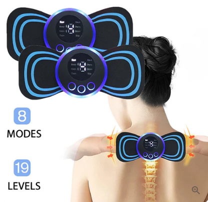 🔥Weihnachtsangebot - Kaufen 1 bekommen 1 gratis🎁Tragbarer Massager mit 8 Modi und LCD-Bildschirm