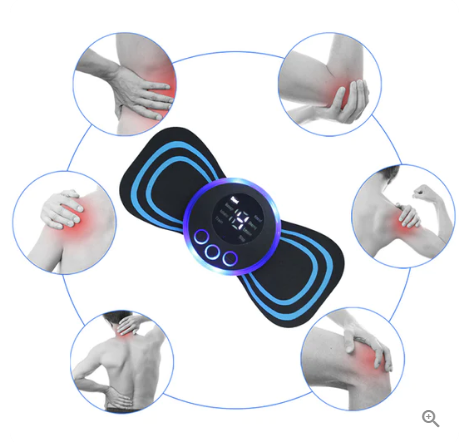 🔥Weihnachtsangebot - Kaufen 1 bekommen 1 gratis🎁Tragbarer Massager mit 8 Modi und LCD-Bildschirm